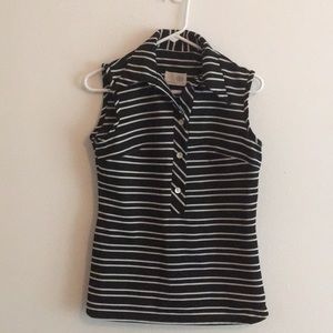Vintage striped sleeveless shirt Morro Bay